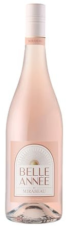 Mirabeau Belle Année Rosé 75cl l Vegan Friendly l Pale Dry Rosé Wine from South of France l 13% ABV l B-Corp Certified