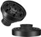 Hair Diffuser Hair Dryer Travel Collapsible with Nozzle D=1.6-1.9 Portable Diffuser Curling with diffuser and Airflow Concentrator for Salon or Home Use (black) Curly or Wavy Hair Styling