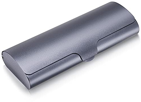 HIFOT Hårt glasögonfodral aluminium metall fodral läsglasögon fodral glasögonfodral för kvinnor män