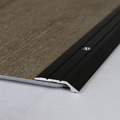 Profilo di finitura, alluminio, bronzo scuro, larghezza 30 mm, altezza 4,5 mm, lunghezza 900 mm, autoadesivo, 1 pezzo