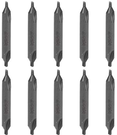 Zentrierbohrer, 10 Stück 2,5 Mm A-Typ HSS Allgeschliffener Zentrierbohrer Für Schneideisen aus Edelstahl