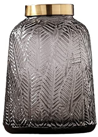 RUTAVM Vase Blumenvase, Glasvase for Wohnkultur, Moderne Vasen geeignet for den Kamin Schlafzimmer Wohnzimmer for Freundschaft Haus Dekoration (Color : B, Size : 20.5cm)