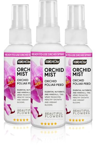 UKGROW Orchid Elixir: 50ml Ultimate Nutrient Mist - Vibrant Growth & Bloom Booster