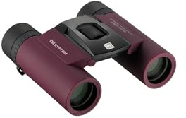 OM SYSTEM 8x25 WP II sportkikare lila – kompakt vattentät kikare för utomhusbruk, högupplöst optik och ergonomisk design för natur, resor, fritid
