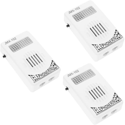 Artibetter 3piezas Amplificador De Timbre De Teléfono Dispositivo De Sonido Extra Fuerte Para Mejorar El Volumen De Llamadas Hogares y Oficinas Compatible Sistemas Telefónicos
