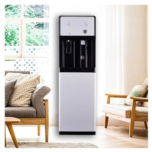 Dispensador De Agua Enfriadora Con Unidad De Alimentación De Red For Oficina En Casa, Fuente De Agua Potable De Piso Con Ambiente Frío Y Caliente, Máquina De Hidratación Familiar For Espacios Pequeños