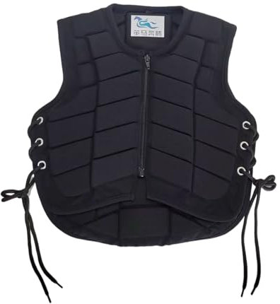 Enigmaire Chaleco Ecuestre,Chaleco de Equitación Ajustable,Chaleco de Protección para Equitación,Chaleco de equitación,Respirable,Proteger el Cuerpo,para Hombres,Mujeres,Jóvenes,Niñas