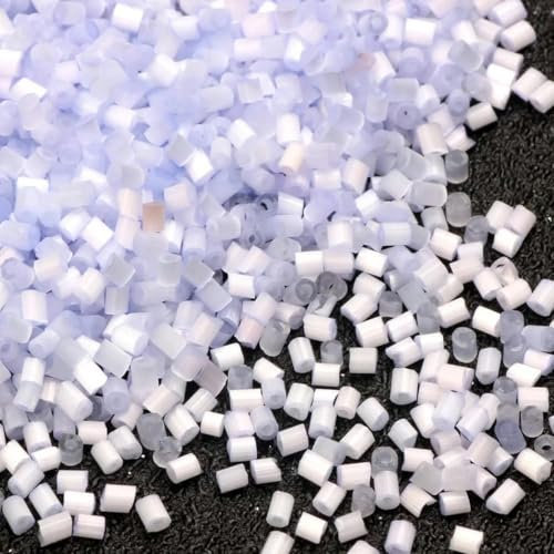 Multicolor Cat's Eye Loose 2MM 10G/LOT Cylindrical Glass Seed Beads DIY Necklace Bracelet Jewelry Making for Women's Daily Wear-Cat Eye Tube 05-2mm