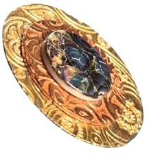 Elenwe : broche aimantée en bronze et cuivre | Sans èpingle