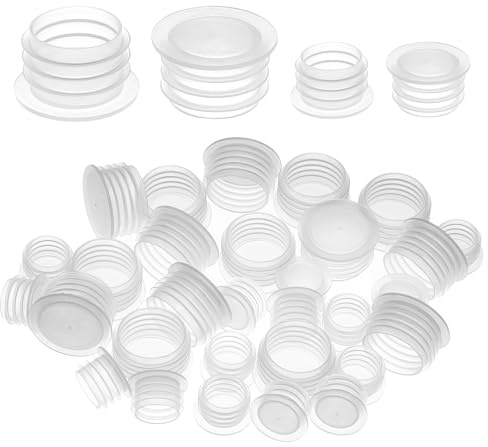 30PCS Plastic Salt and Pepper Shaker Stoppers, 20mm/13mm Stoppers for Salt and Pepper Shakers, Replacement Salts and Peppers Shaker Plug for Pots, Bottles and Pipes