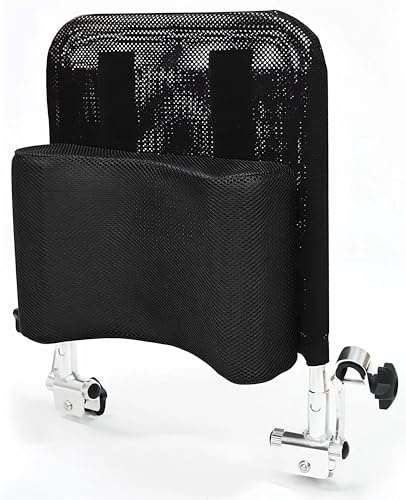Huapa Dossier de l'appui-tête en fauteuil roulant,Support de tête confortable Coussin rembourré réglable pour adultes Accessoires pour fauteuils roulants universels