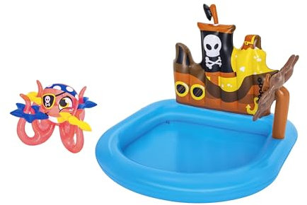 Bestway 52211-3 Piscinetta per Bambini Nave Pirati, 2 Anni+