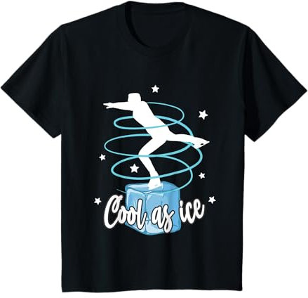 Eistänzer Junge Eistanzen Schlittschuh Teenager Eiskunstlauf T-Shirt