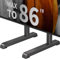 Universal Großer TV Ständer TV Standfuss Fernseher Standfüße Beine Höhenverstellbar für 24 zu 86 Zoll Fernseher Max. 60 KG VESA 800x600 mm HT10B-001