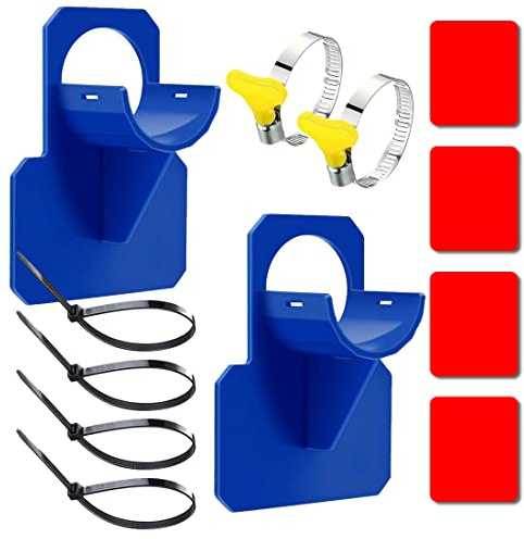 Pool Hose Holder, 2 Stück Swimming Pool Pipe Holder, Pool Pipe Holder, Hoses Accessories Kink Protection Pools, Kink Protection, Plastic Pools Hose Holder, for Less than 38 mm Pool Hoses, Blue