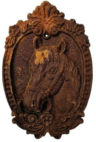 Generisch Wanddeko Deko Figur Edelrost Rost Metall Gartendeko Pferd Stute Hengst Gaul Ross