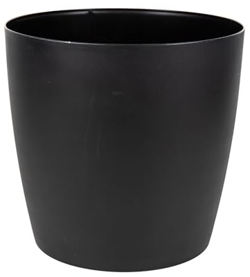 Cofan Pack de 3 Macetas o Venta Unitaria de Polipropileno Redondas | Color: Negro | Medidas: 35 x 33 cm | Dale Vida a Tus Plantas con Estilo (1, 35 x 33 cm)