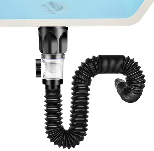 Bathroom Sink Drain Hose, Sink Hose Extender - Sink Hose 1-1/2 | Sink Extension Drain Hose, Sink Drain Hose Flexible Sink Drain Tube, Drainage Tube for Accessories