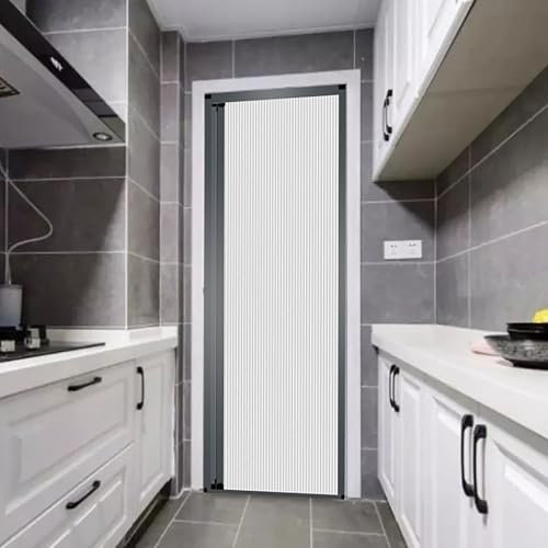 FalttüR FalttüRen FaltschiebetüR Waben-Falttür Aus Aluminium Mit Beschlägen, Unsichtbare Vorhang-Akkordeon-Falttüren Für Wohnmobile/Lagerräume/Scheunen, Zellulare, Mehrfach Gefaltete Schranktüren(43x8