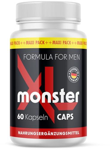 Monster XL Caps | Liebe, Lust und Leidenschaft | Einfache Anwendung | 60 Kapseln | 1x