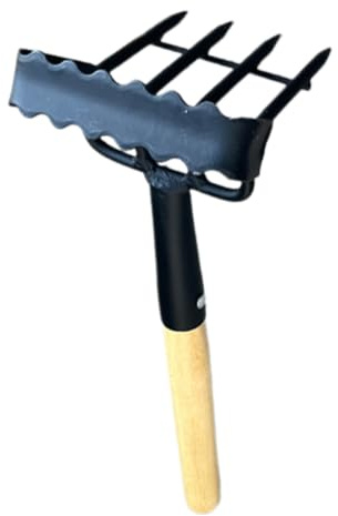 HAKIDZEL Râteau De Jardinage à Main Petit Râteau pour Ameublir Sol Outil De Jardin pour Plantation Et Portable