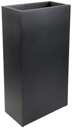 VIVANNO Pflanzkübel Raumteiler 60x30x100 cm Anthrazit MDF für Innenbereich Stilvolle Abgrenzung