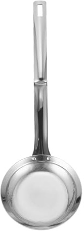 Gatuida Espumadera de Acero Inoxidable con Malla Fina para Filtrar Aceite y Separar Grasa Cuchara Coladora Ergonómica para Cocina para Freír Pasta y Ollas Calientes Mediano