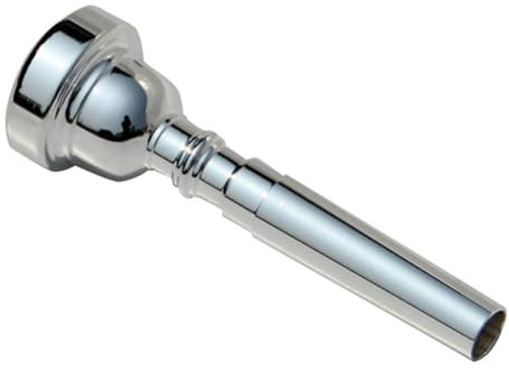 FUANA Embouchure de trompette pour 7C/5C/3C/1.5C/1C, embouts de rechange en cuivre, accessoires d'instruments professionnels en laiton, argent, 2,8 x 2,7 cm 1C