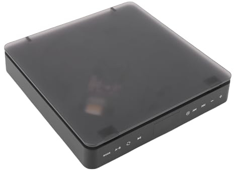 Sorandy All Region 1080P HD DVD Player, Media with Remote Control & AV Port, Ideal for TV, DVDs, USB & TF Card