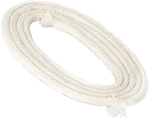 Nklaus 3m veke med glasfiber veke rund Ø 7mm för smältande ljus spritlampa oljelampa för renad lampolja paraffinolja trädgårdsbrännare paraffinlampa 1263
