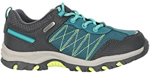 Mountain Warehouse Stampede Kinder-Wanderschuhe | Wasserdichte, leichte Sneaker für Jungen & Mädchen mit atmungsaktivem, gepolstertem Schaft – ideal für Wandern