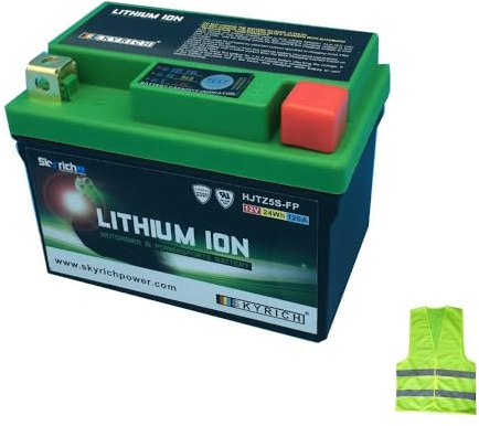 COMPATIBILE CON KTM EXC F 4T 350 per anno 2012 al 2016 BATTERIA A LITIO SKYRICH HJTZ5S-FP FORNITA CARICA E PRONTA PER L'UTILIZZO BATTERIE LITHIUM ION 12 VOLT 113X70X85CM