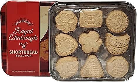 Assorted shortbread & biscuits in 400g & 500g tins Flavored treats for kids & adults made with no artificial flavors or colors Ideal for sharing and gifting (500g)