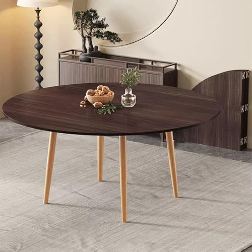 IEOWY Verstaubare, runde Banketttischplatte, nur Faltbare Holztischplatte, Esstisch/Konferenztisch/temporäre Esstischplatten ohne Beine (120 cm (47 Zoll))