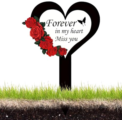 Gravdekorationer Memorials, Memorial Grave Markers 2D Acrylic Cemetery
