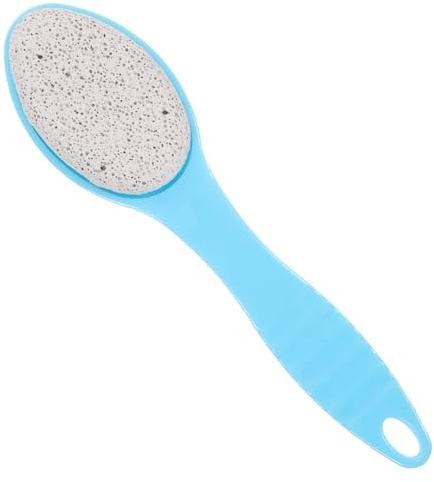 SAFIGLE Cepillo de Piedra Pómez para Pedicura, Cepillo de Exfoliación de Doble Cara para Eliminar Callos y Tejido Muerto, Herramienta Portátil para Cuidado de Pies