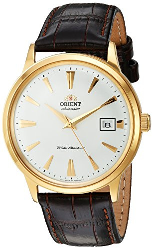 Orient Bambino Version I japanische Automatikuhr aus Edelstahl und Leder
