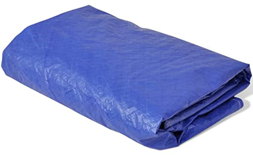 vidaXL Poolabdeckung PE Rund 540 cm 90 g/m²
