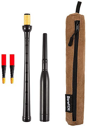 Frazer Warnock Standard-Dudelsack-Übungskanter für schottischen Highland-Dudelsack, 2 hochwertige Blätter, atmungsaktives Etui und Rohrrohr-Set