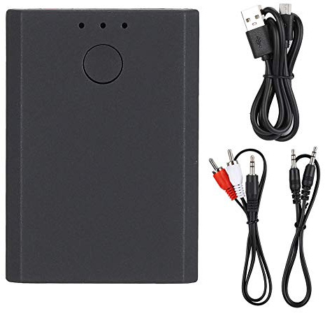 Transmetteur Bluetooth, 2 en 1 3,5 mm Transmetteur et Récepteur Bluetooth 4.2 HiFi Adaptateur Musique Audio Stéréo Support Prise Jack 3,5 mm/AUX pour Home Cinéma, TV, PC,