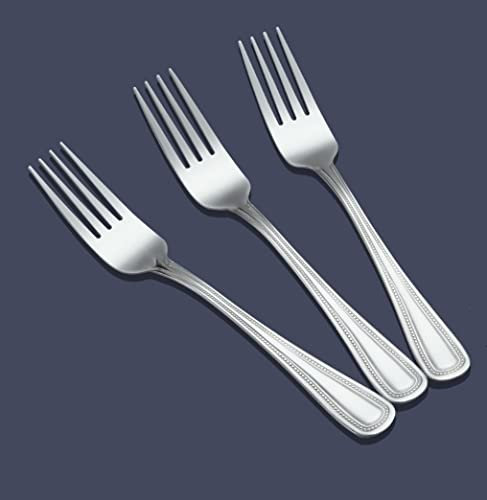 PLUS HOME Cubertería de acero inoxidable (Minimal)(Elegance)(Versalles)(Seurat) más de 50 modelos Excelente acabado (TENEDORES PESCADO 19X2.65CM, Colección Seurat(2)