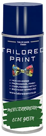 Tailored Paint Dead Plant Reviver Aerosol Paint Green Foliage - Gives Dead Shrubs, Hedges, Boxes a Second Life (1, Mediterranean Olive Green)