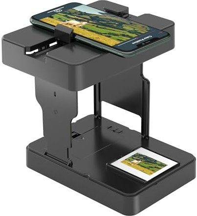 Scanner di film mobili da 35 mm, Scanner di diapositive positive e negative, scansionare diapositive e negativi a casa con il proprio smartphone
