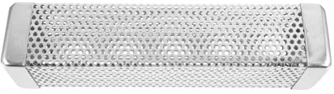 Happyyami Scatola per Affumicatura in Trucioli di Legno Accessorio per Barbecue Facile da Usare Scatola per Affumicatura in Acciaio Inossidabile per Grigliate al Barbecue