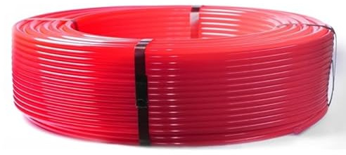 10 x 1,3 mm Fußbodenheizungsrohr Dünnbett 120m Wandheizungsrohr EVOH Heizrohr 10 x 1.3 mm PE-RT in ROT Deckenheizungsrohr