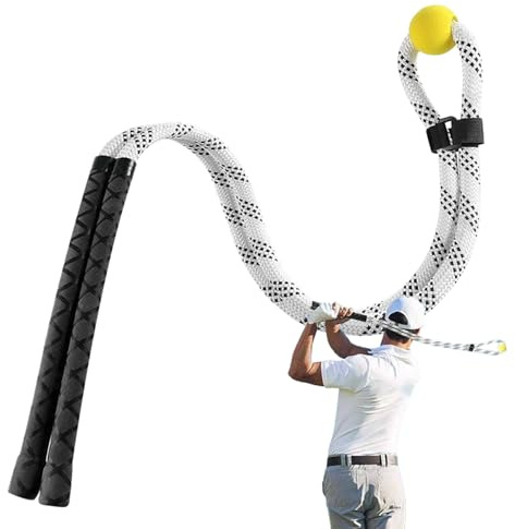 Trainingsgerät Swing Golf mit Seil – Übungen zur Korrektur der Körperhaltung mit Ball – Fitnessausrüstung für Golfer Unterstützung Übungen für Geschwindigkeit Geschwindigkeit Flexibilität und