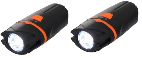 TOYANDONA 2 pcs USB Rechargeable Bike Front Light Durable Headlamp for Mountain and Road Cycling High Brightness Low Light Practical USB Charging Safety Lamp for Outdoor Riding