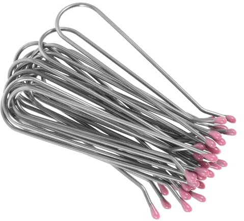 SMASOLO 20 piezas Clips para Rizadores Eléctricos Metálicos Resistentes Diseño para Fijar Rizos Duraderos Cabello y Repuesto para Rulos Calientes de Varios