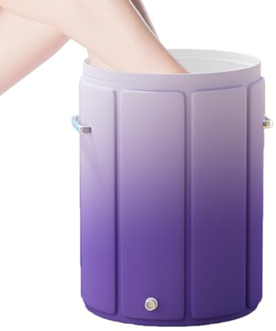 Faltbare Fuß-Spa-Wanne, tiefes Becken-Fußbad für Entspannung und Massage, tragbarer Anti-Kipp-Fußeimer für Senioren, Frauen, Männer, Sportler und den täglichen Gebrauch zu Hause oder auf Reisen