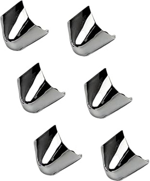 NPXUAMTJ 3 Paar Spitze Schutzkappen Aus Metall Für Schuhe Dreieckig Zehenschutz Für Stiefel Schuhe Spitze Schützende Reparatur Zehenschutz Für Hohe Absätze